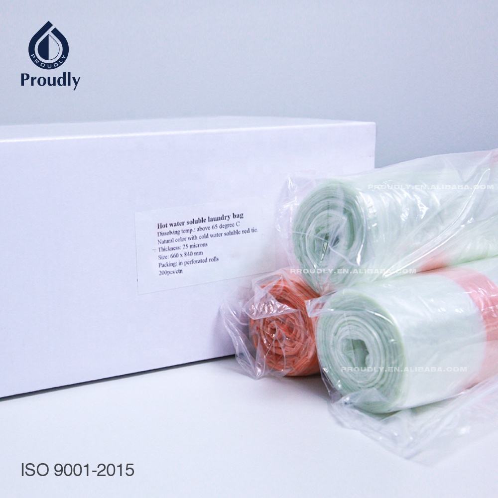 water soluble laundry bags suda çözünür çamaşır torbaları