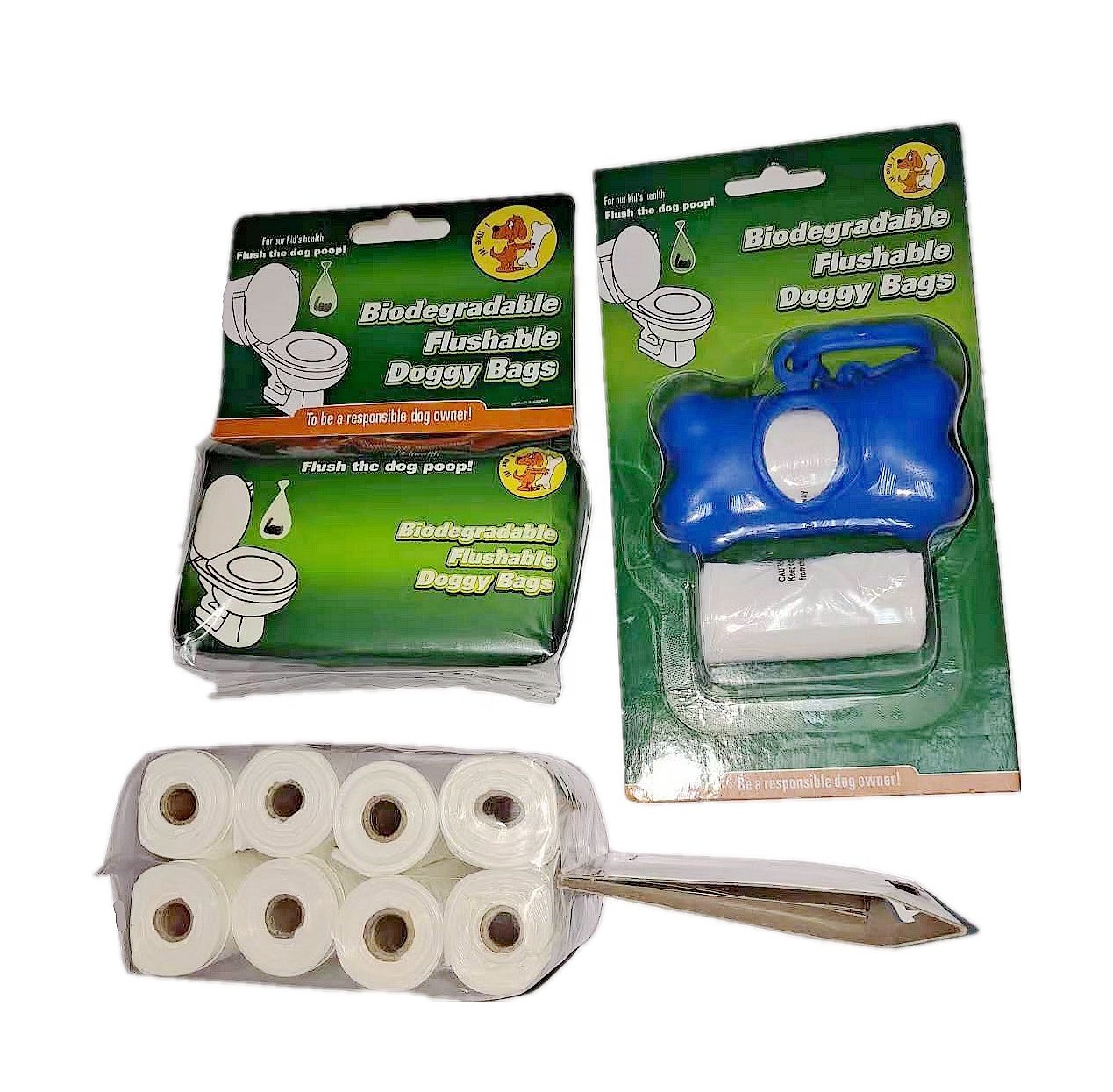 Flushable Pet Waste Bag Yıkanabilir Evcil Hayvan Atık Torbası
