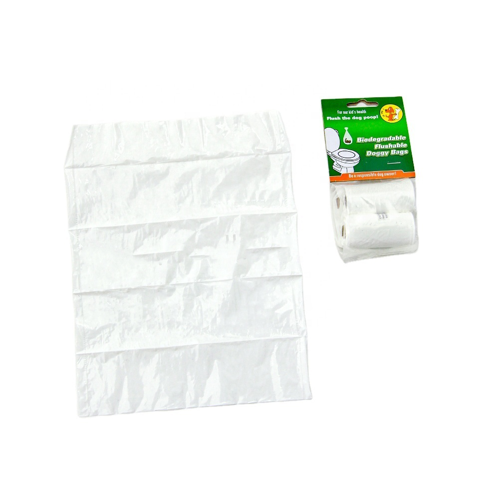 Flushable Pet Waste Bag Yıkanabilir Evcil Hayvan Atık Torbası
